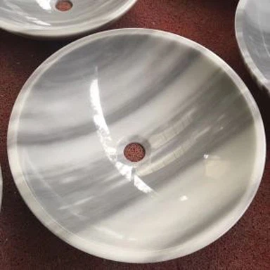 Pusiaujo marmuro marmuro marmuro kriauklė Vonios kambarys